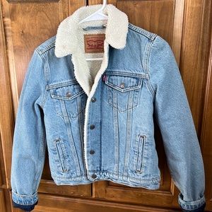 Levis Denim Sherpa Jacket